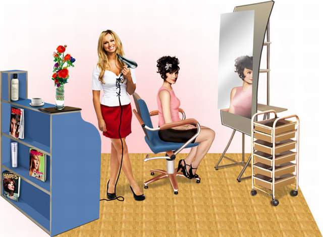 женщины обращаются за помощью специалистов в салоны красоты