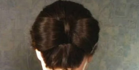 Видео прически: Прическа: Бант из волос. Hair Bow Tutorial Hairstyle for medium hair
