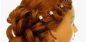 Видео прически - Прическа на выпускной, свадебная прическа. Prom wedding hairstyle for long hair 
